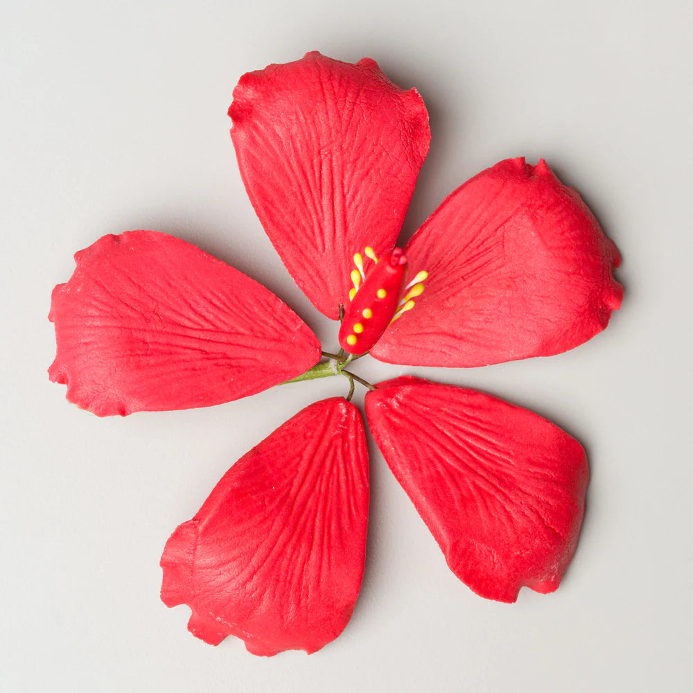 3.5" Hibiscus - Medium - Red