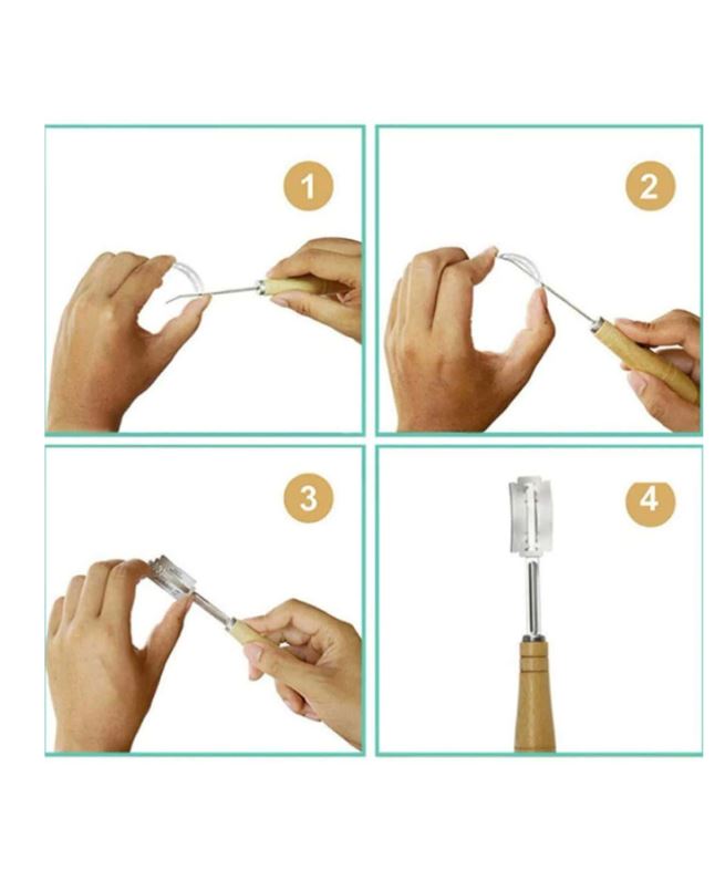 7pcs Stainless Steel Bread Trimming Knife