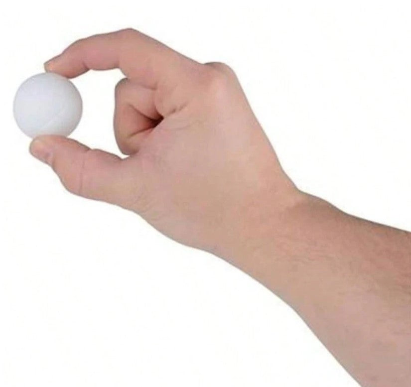 6pcs White and Pink Translucent Plastic Ball