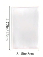 Clear Flat Open Top Candy Bags