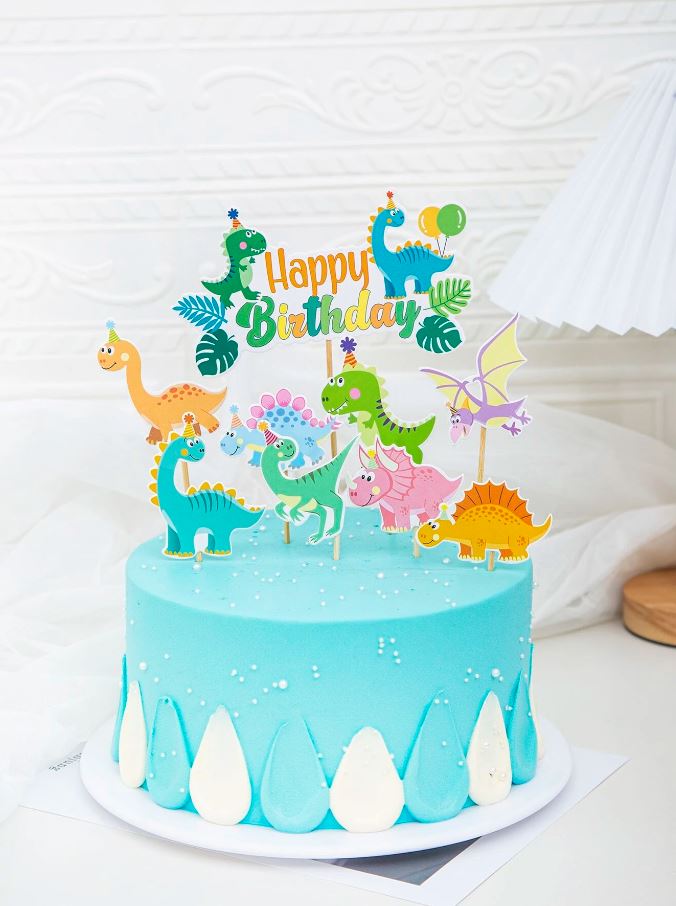 Dinosaur Design Cake Topper