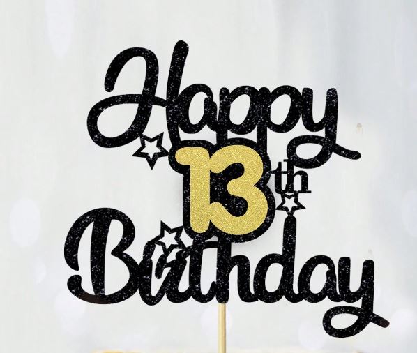 Happy Birthday Cake Topper