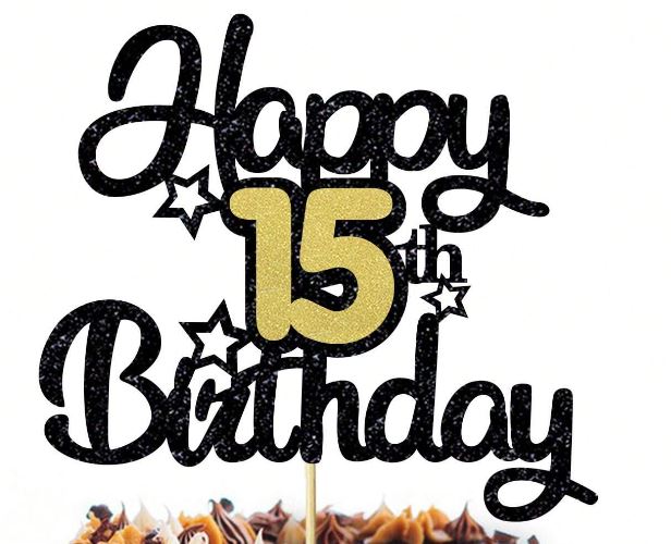 Happy Birthday Cake Topper