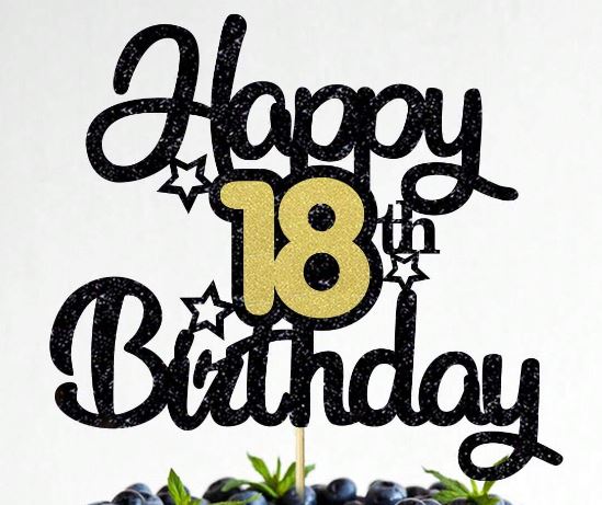 Happy Birthday Cake Topper