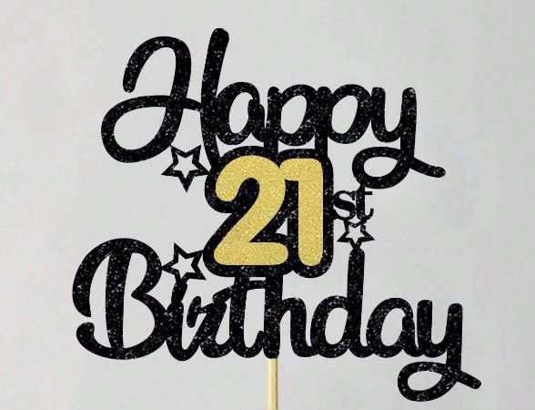 Happy Birthday Cake Topper
