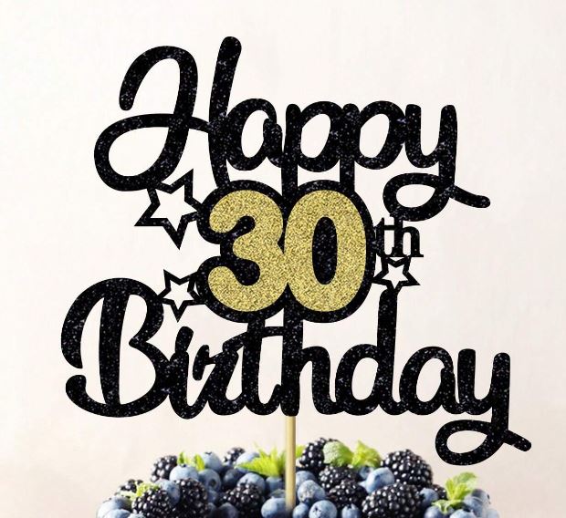 Happy Birthday Cake Topper