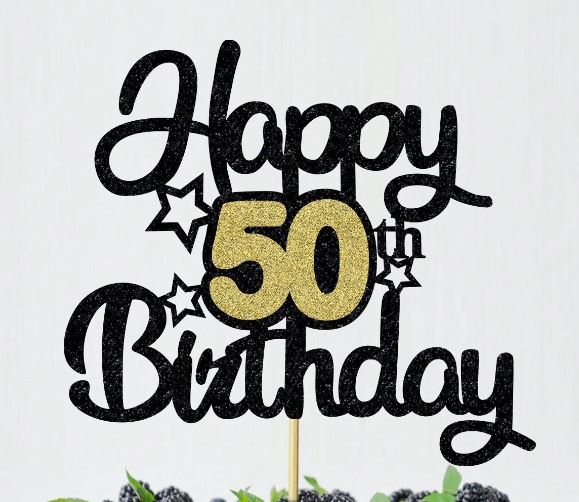 Happy Birthday Cake Topper