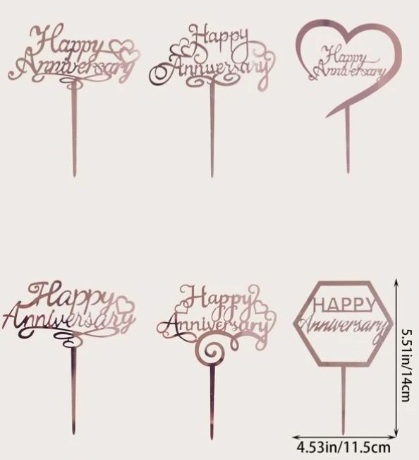 Anniversary Cake Topper