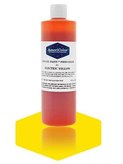 Electric Yellow Soft Gel Paste