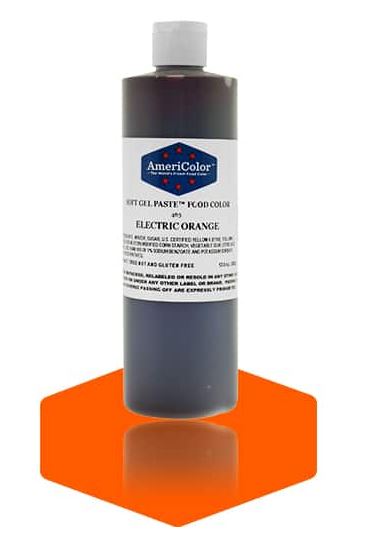 Electric Orange Soft Gel Paste