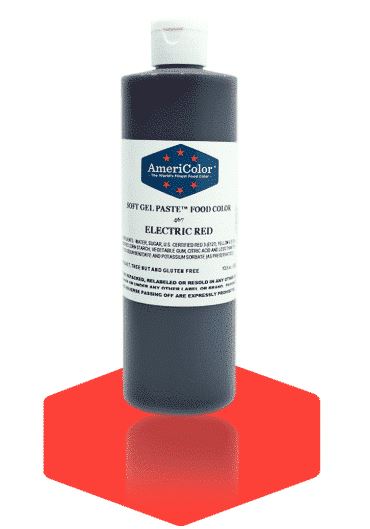Electric Red Soft Gel Paste
