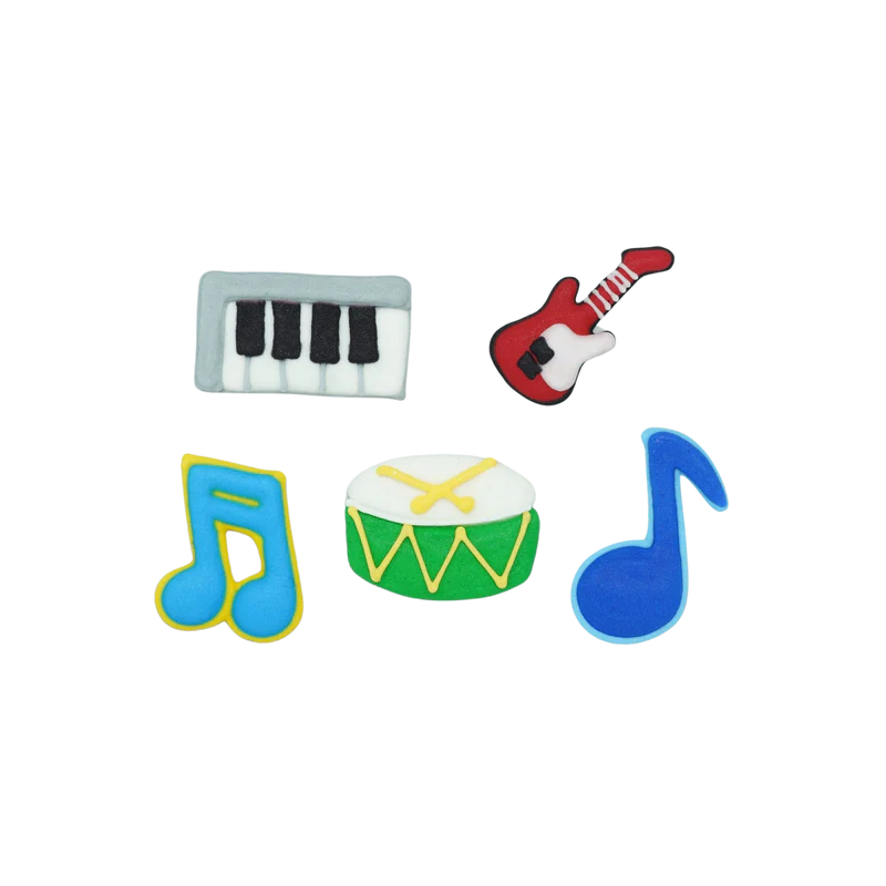 1.5" Music Decorations
