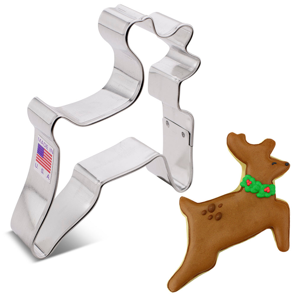 Leaping Reindeer Cookie Cutter