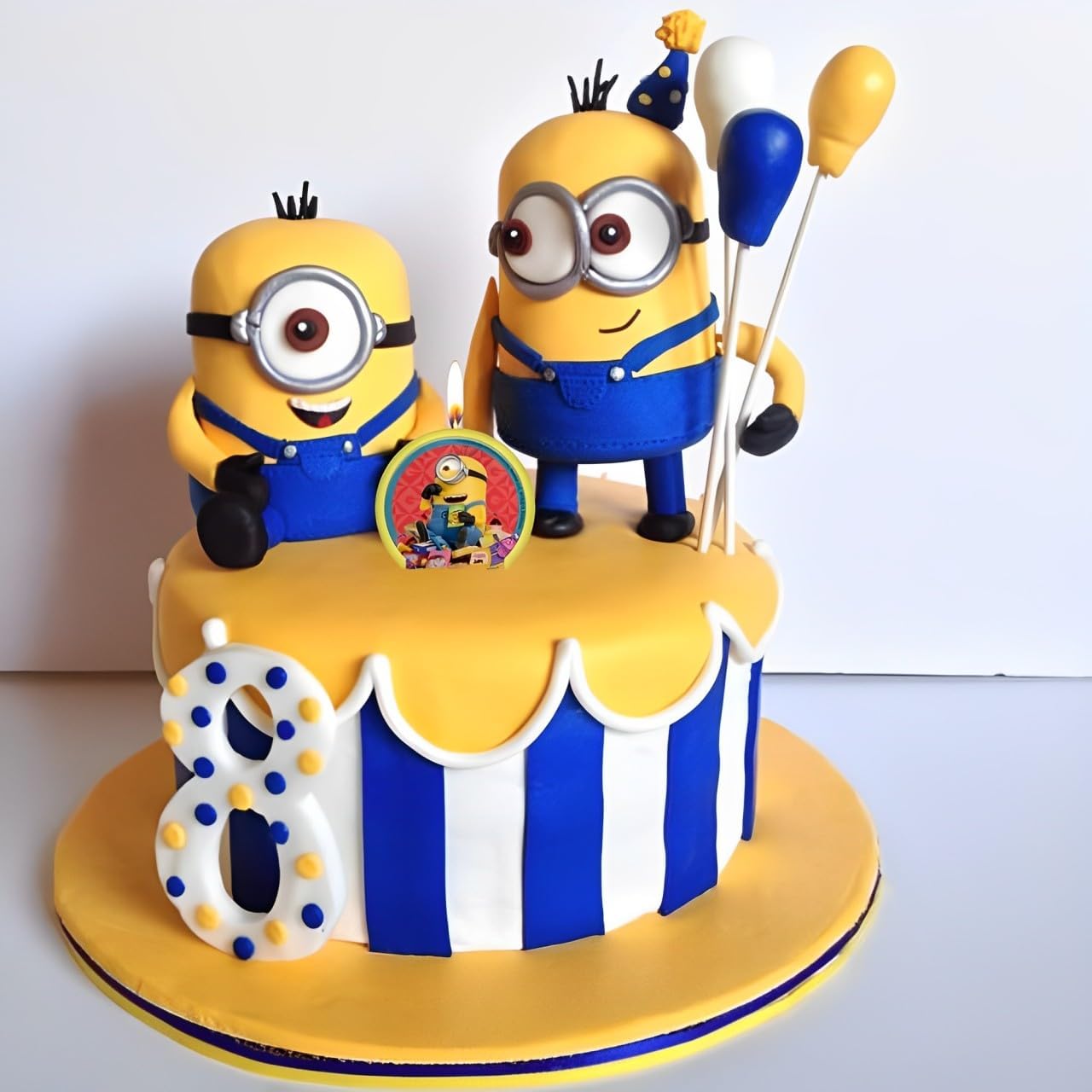 Despicable Me Multicolor Birthday Candle