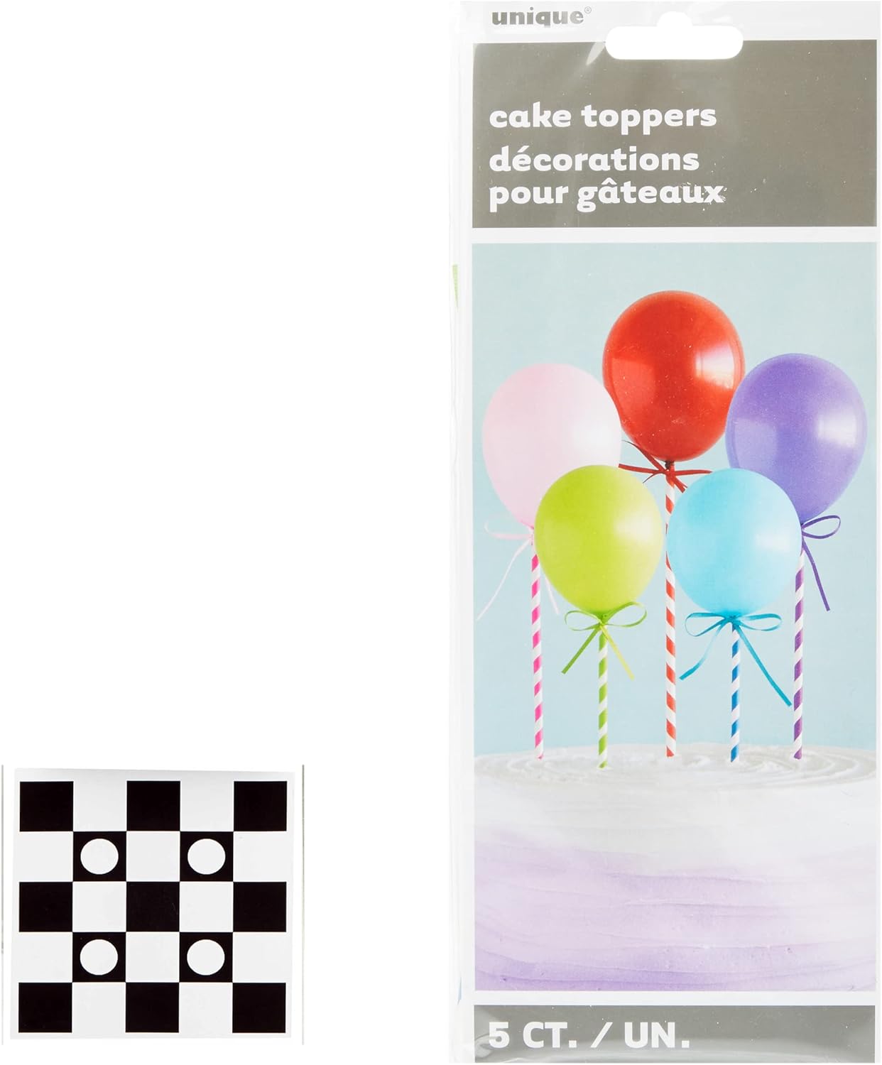 Vibrant Assorted Colors Mini Balloon Stick Cake Toppers