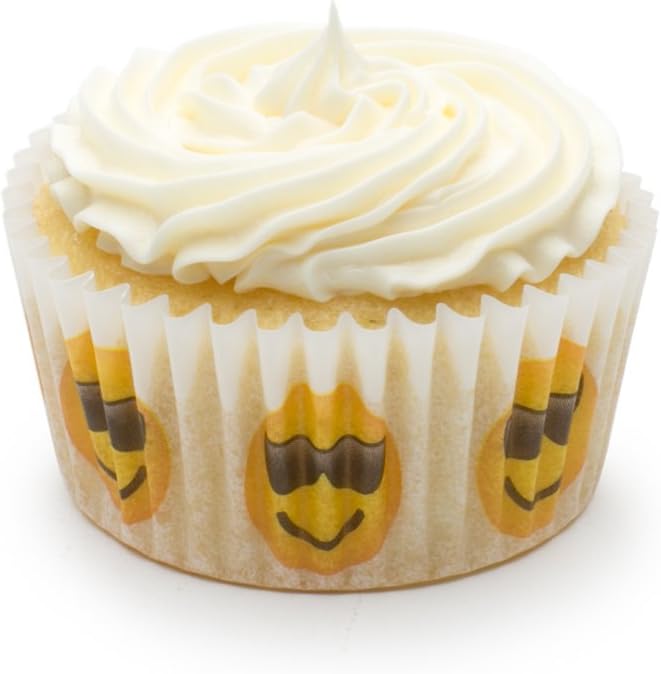 Fox Run Sunglasses Emoji Bake Cup Set of 50
