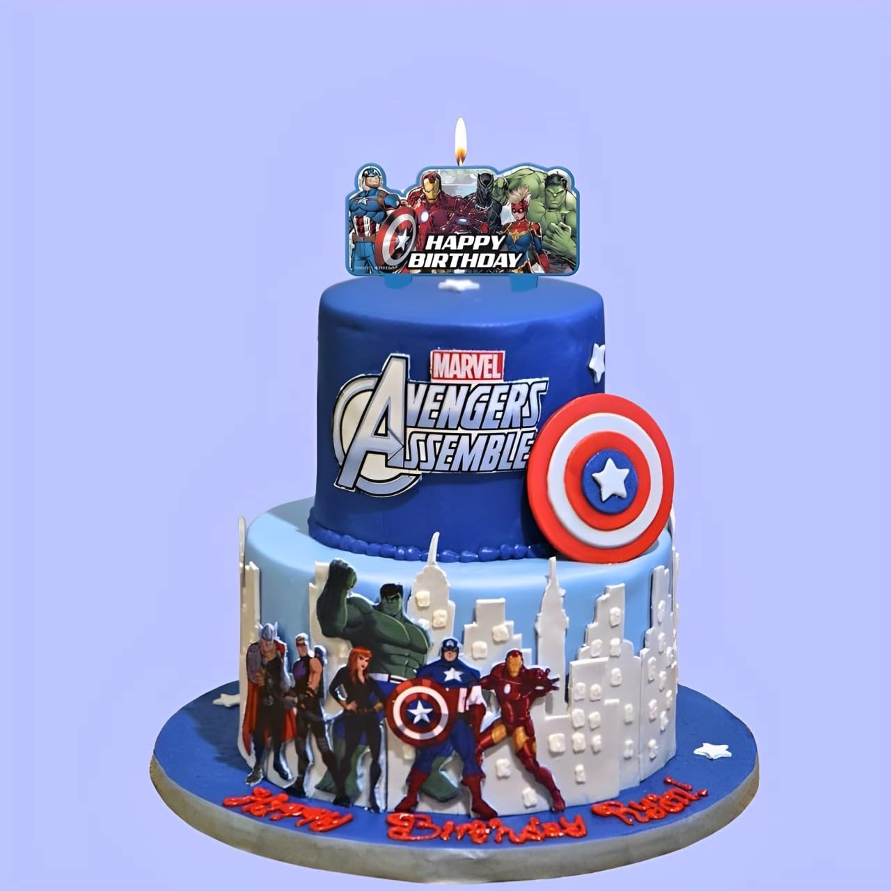 Marvel Avengers Birthday Candle Set