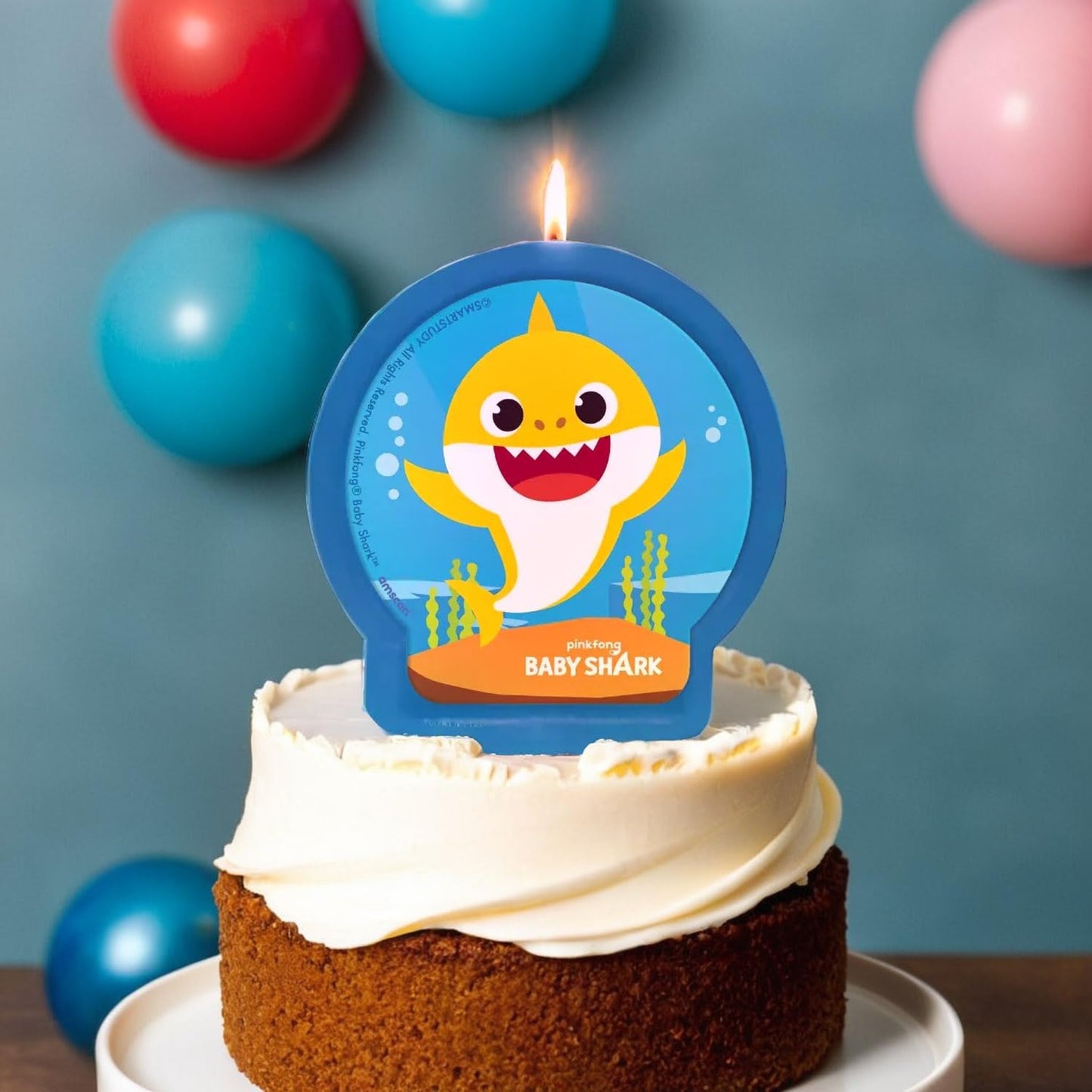 Baby Shark Birthday Party Candle