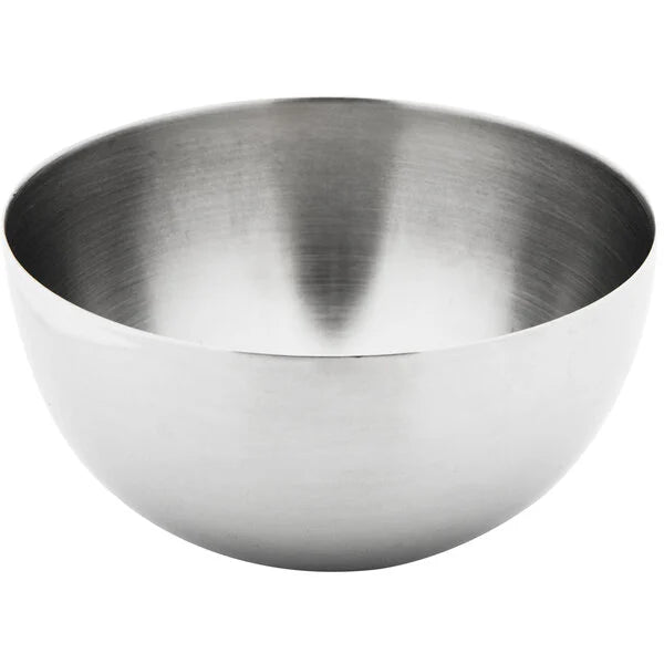3" x 1 3/4" Stainless Steel Hemisphere Cake / Food Mold