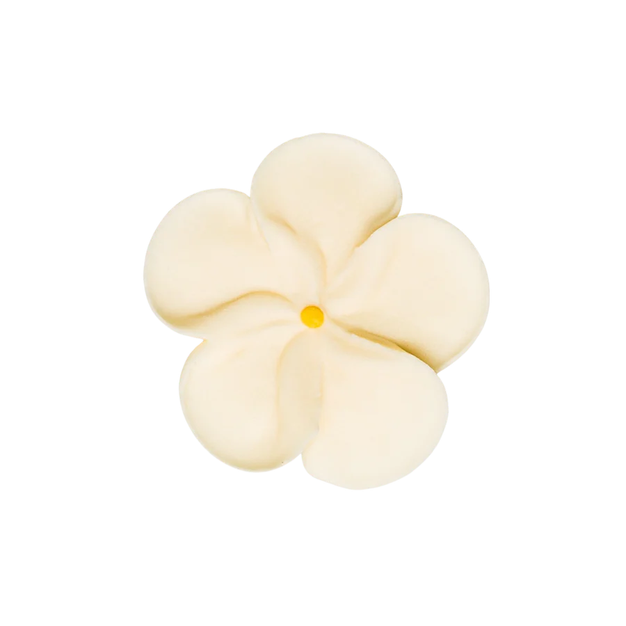 1.5" Royal Icing Forget-Me-Nots - Ivory