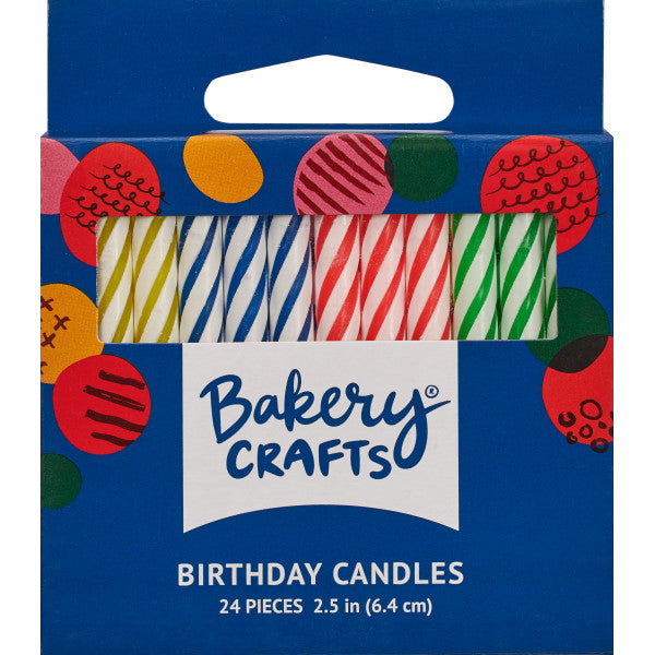 Neon Spiral Candles