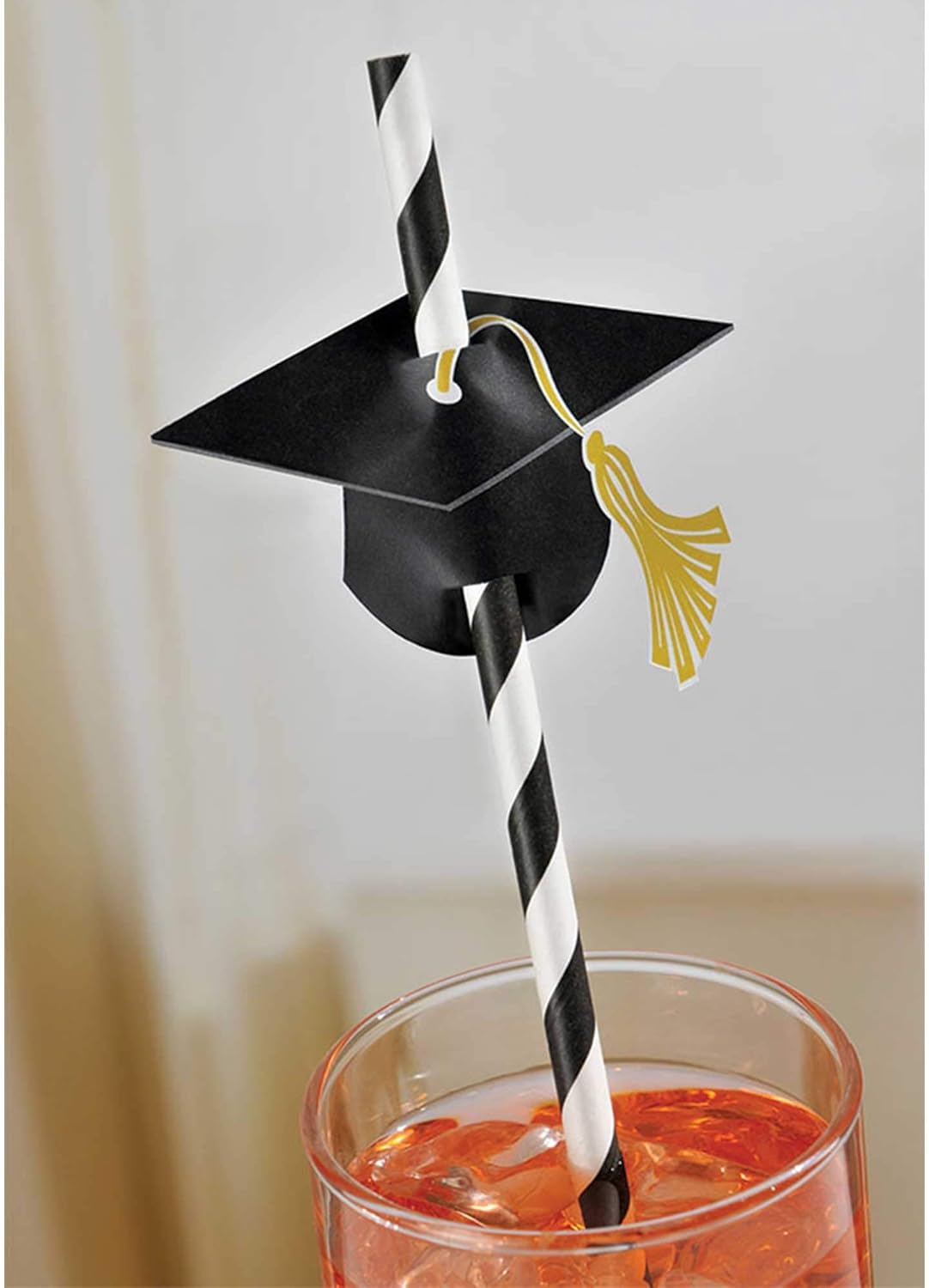 Unique Graduation Straws With Grad Caps