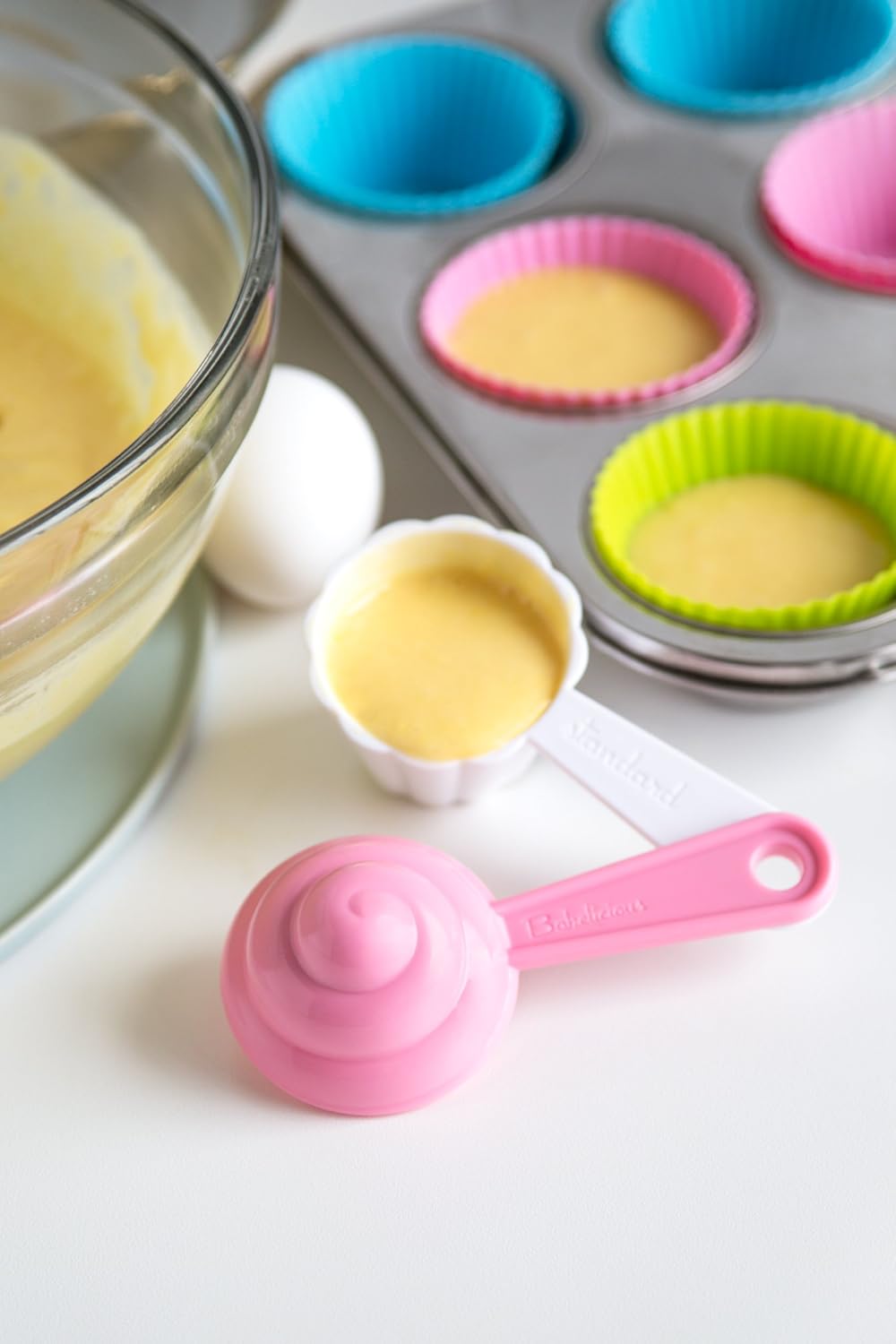 Cupcake Batter Spoon, Pink