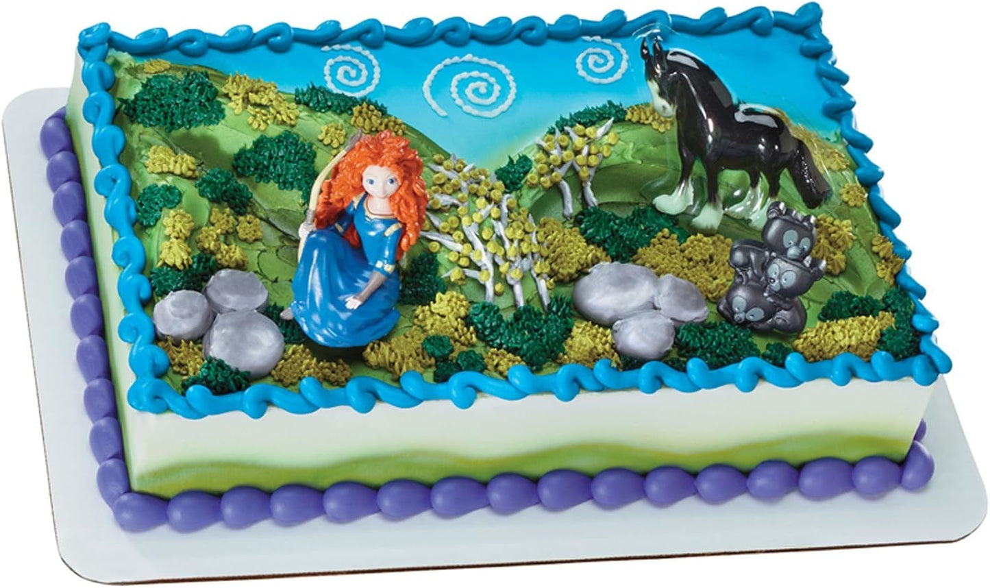 Brave Merida and Angus Cake Topper
