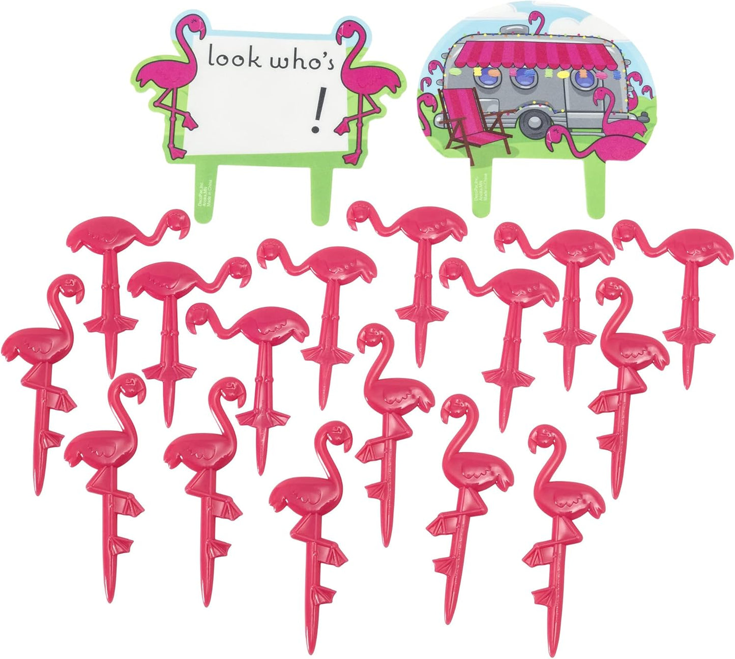 Flamingos Cake Topper