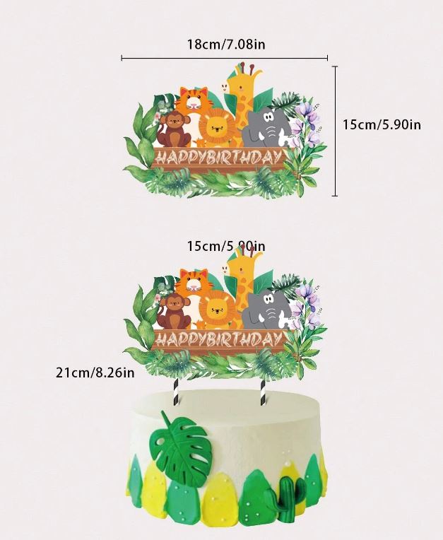 Jungle Cake Topper