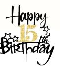 Happy Birthday Cake Topper