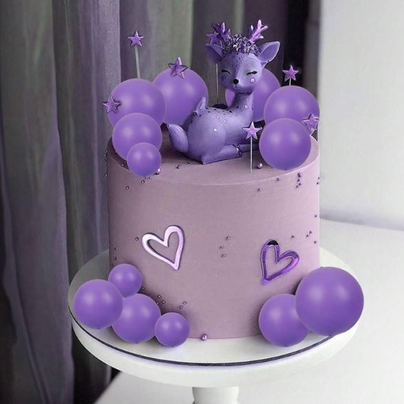 20pcs Mixed Size Purple Foam Balls