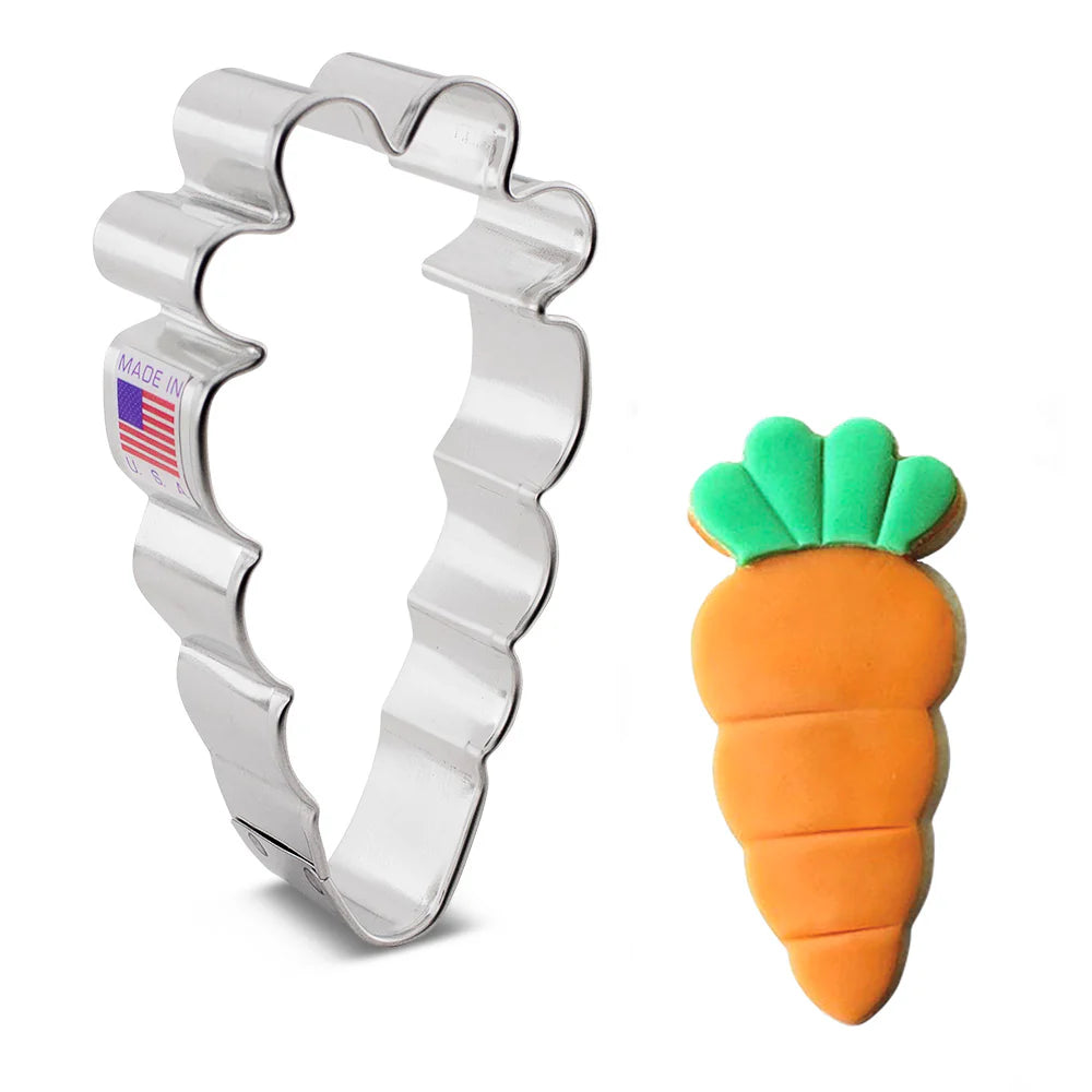 Carrot cookie cutter