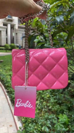 Miniso Barbie Series Pink Jelly Mini Bag