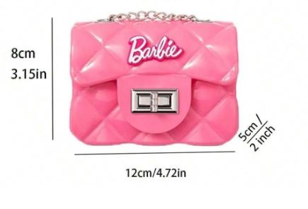 Miniso Barbie Series Pink Jelly Mini Bag