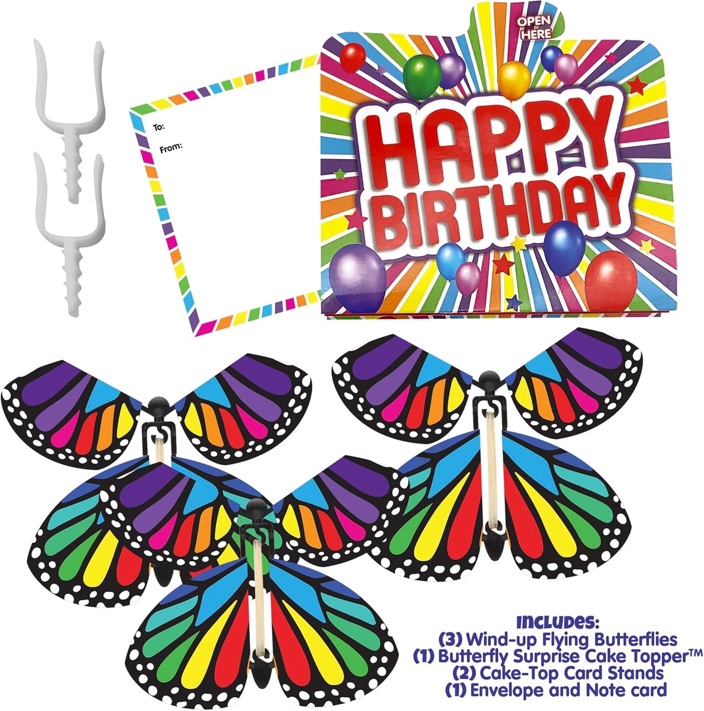 Wind Up Card, Magic Birthday Surprise