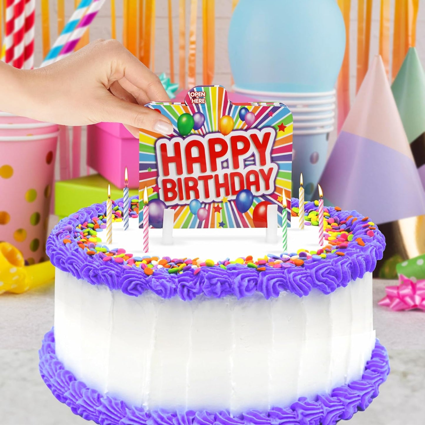 Wind Up Card, Magic Birthday Surprise
