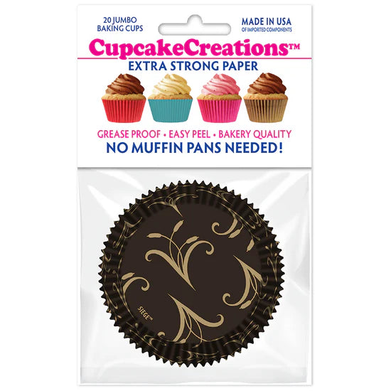 Jumbo Elegant Baking Cups - Cupcake Creations
