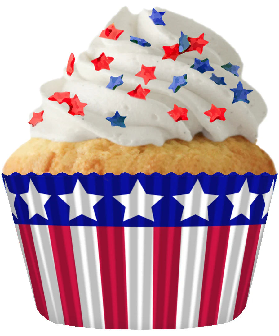 Stars and Strips Cupcake Liner - Cupcake Creations