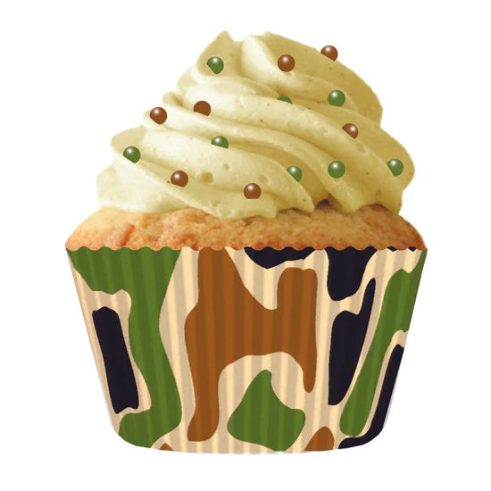 Camo Baking Cups - Cupcake Creations