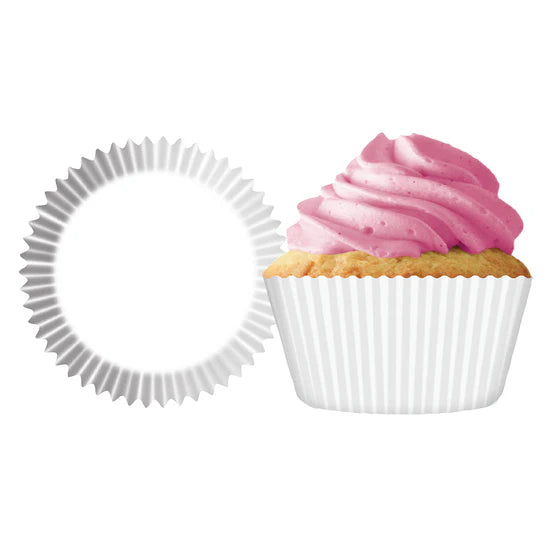 Jumbo White Baking Cups - Cupcake Creations