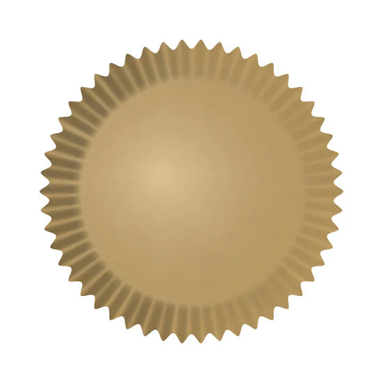 Gold Greaseproof Liner - Cupcake Creations