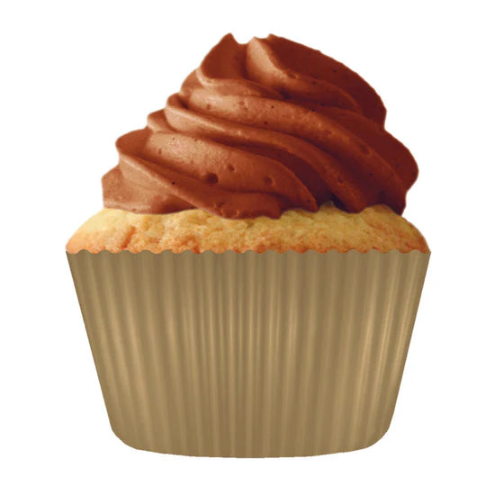 Gold Greaseproof Liner - Cupcake Creations