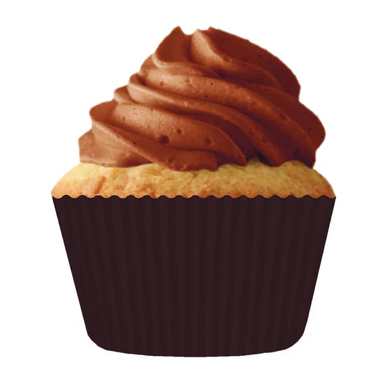 Chocolate Brown Greaseproof Liner - Cupcake Creations