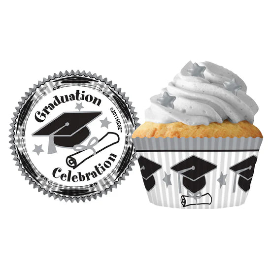 Graduation Baking Cups - Cupcake Creations