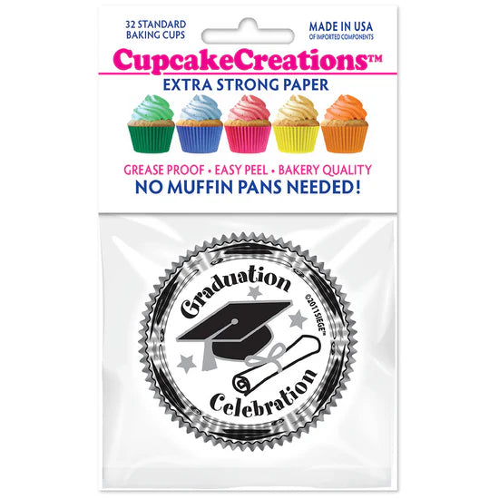 Graduation Baking Cups - Cupcake Creations