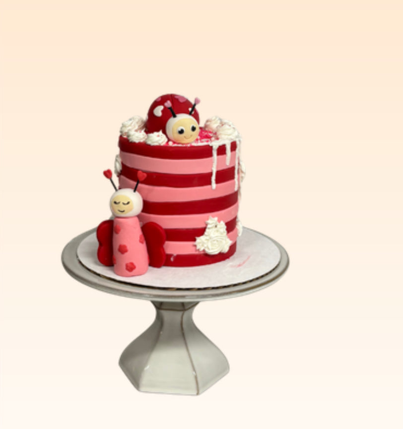 TGIF Cake Workshop: Love Bug Cake 2/13 9am - 3pm