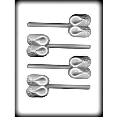 Baby Booties Hard Candy Lollipop Mold