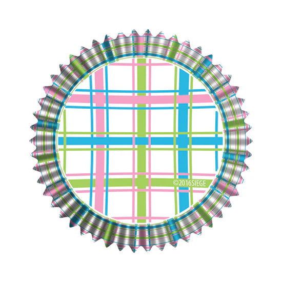 Pastel Plaid Baking Cups - Cupcake Creations