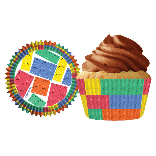 Building Blocks Baking Cups - Cupcake Creations